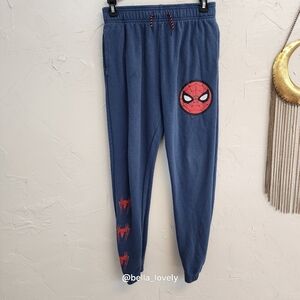 Marvel Boys Navy and Red Spider-Man Joggers